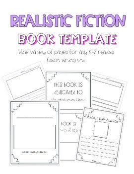 realistic fiction book template   navy classroom tpt