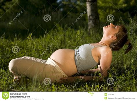 pregnant tantra stock image image of nature meditating 10210881