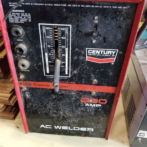 century  amp welder ac welder