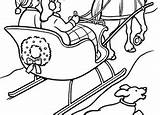 Sleigh Ride Coloring Pages Getcolorings sketch template