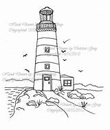 Lighthouse Coloring Hatteras Cape Template Pages sketch template
