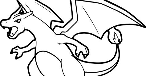 newest charizard coloring page  kids