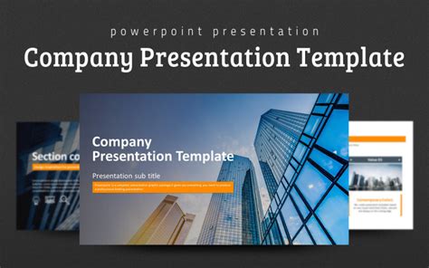 company  powerpoint template templatemonster