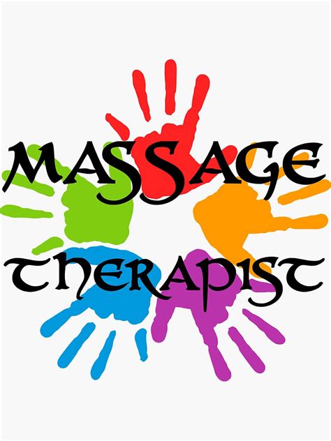 massage therapist sticker by evahhamilton redbubble