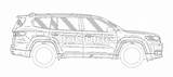 Wagoneer Jeep Grand Patent Filing Alleged Leaked Through Autoevolution Drawing sketch template