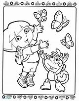 Dora Popular sketch template