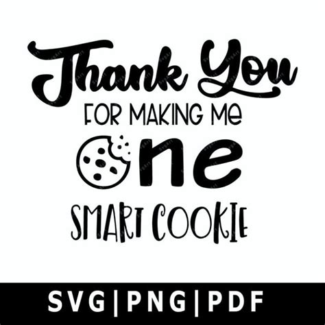 making   smart cookie svg png  teacher svg