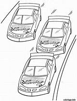 Nascar Deportivos Car Dibujos Carretera Busch Transporte Medios Pintarcolorear Pequeño sketch template