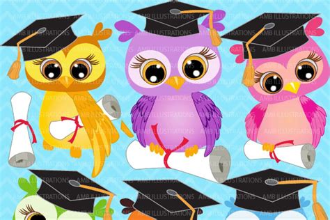 graduation owl clipart   cliparts  images  clipground