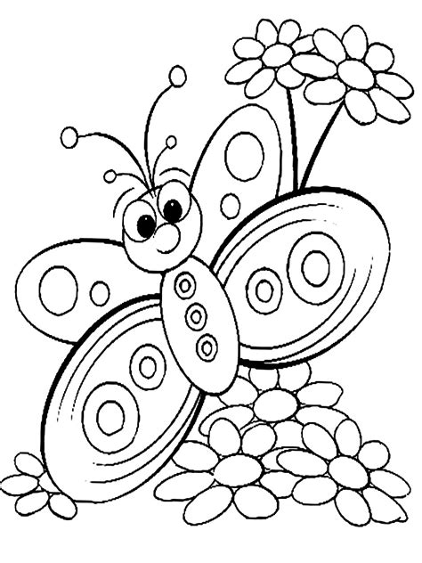 printable coloring page butterfly printable spring butterfly template