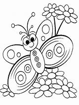 Coloring Butterfly Pages Kids Book Toddlers Coloringtop sketch template
