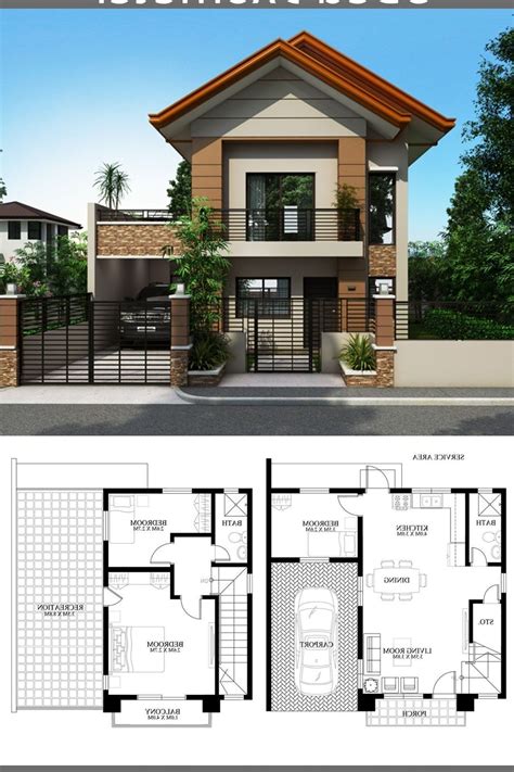 large floor plan simple  cost  storey house design philippines stylish  home floor plans