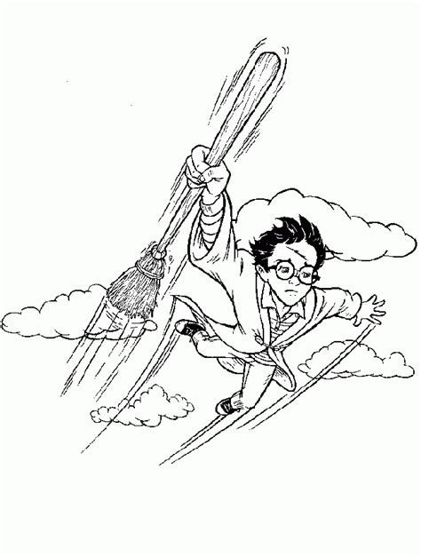 harry potter playing quidditch coloring pages  quidditch game