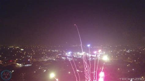 insane fireworks  los angeles drone footage
