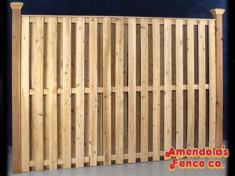 double sided custom wood fences amendolas fence
