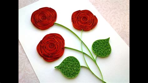 Quilling Rose Tutorial How To Make A Rose With A Paper Stripe