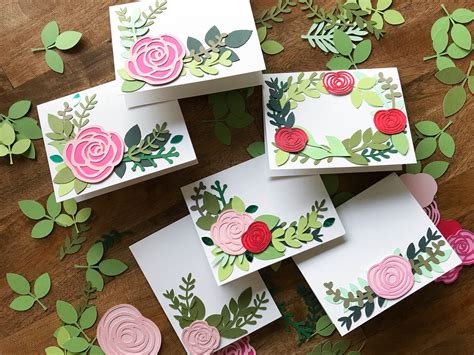 diy floral cards   occasion cards easy   instructions cardstock warehouse paper