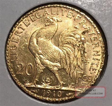 french gold  franc coin