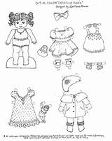 Doll Pages Coloring Life Template Baby sketch template