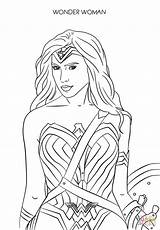 Wonder Colorear Maravilla Maravilha Wonderwoman Desenho Colouring Tulamama Ausmalbild Superheroes Gadot Supergirl sketch template