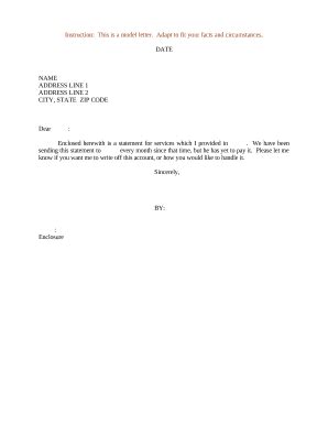 statement letter  template pdffiller