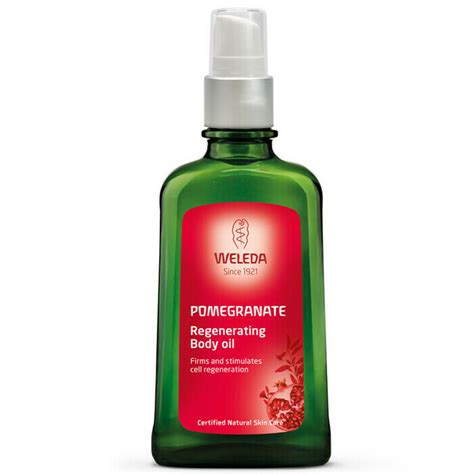 weleda pomegranate regenerating body oil nourished life australia