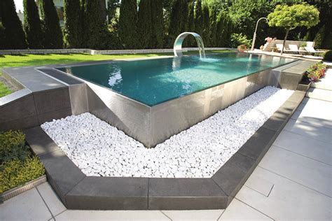 stainless steel pool manufacturer imported  europe aquatics