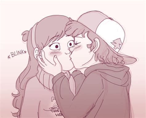 Surprise Kiss Dipper X Mabel Pinecest For Everyone Pinterest