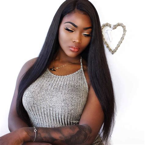 Natural Color Silk Straight 100 Brazilian Virgin Human Hair Lace Front