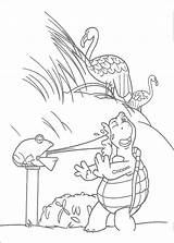 Coloring Pages Hedge Over Frog Verne Print sketch template