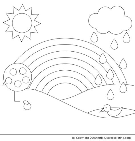 coloring pages  kids rainbow coloring pages