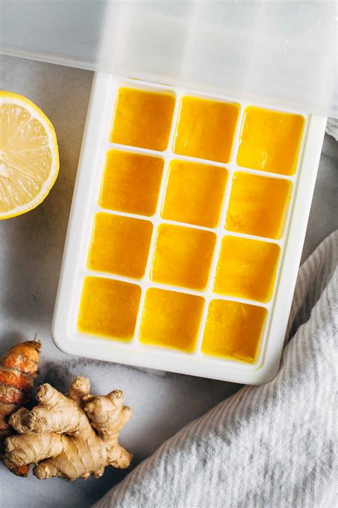 immune boosting lemon ginger  turmeric cubes making thyme  health