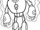 Robot Coloring Fire Wecoloringpage sketch template
