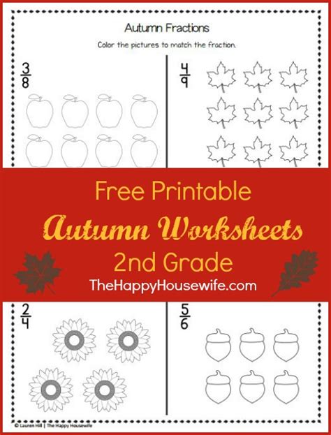 autumn worksheets  printables  happy housewife home schooling