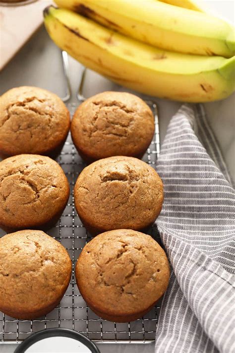 healthy banana muffins    ingredients fit foodie finds