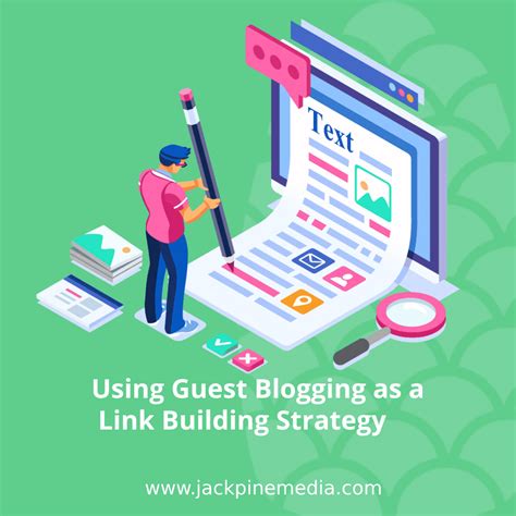 guest blogging   link building strategy jack pine media