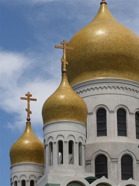 russian cathedral domes  stock photo public domain pictures