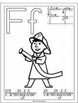 Firefighter Coloring Preschool Fire Pages Letter Safety Activities Worksheets Color Pre Printable First Week Themes Learning Firefighters Community Visit Kindergarten sketch template