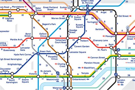 londons walk  tube map reveals  real distance  stations news blog fox
