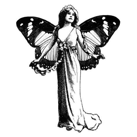 Crafty Individuals Ci 108 Winged Butterfly Lady Art