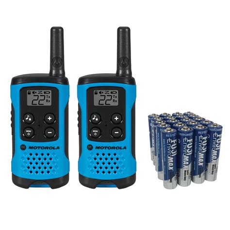 motorola   mile   radio walkie talkie  pack  bonus  pack  fiji aaa batteries