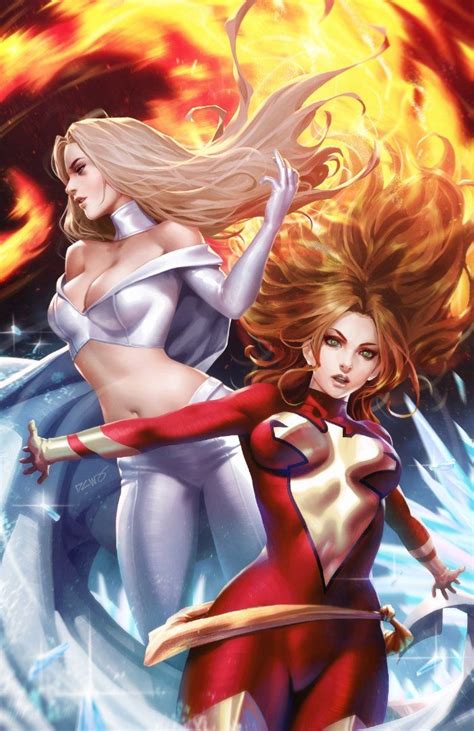 Giant Size X Men Jean Grey And Emma Frost 1 Derrick Chew Exclusive Logo
