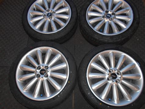 genuine bmw mini cooper   alloy wheels  tyres performance wheels  tyres