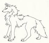 Wolf Coloring Pages Printable Drawing Kids Line Getdrawings Animalplace sketch template