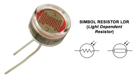 sensor ldr light dependent resistor pengertian fungsi