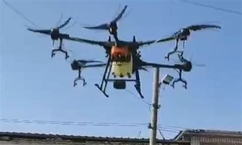 drones  repurposed  spray disinfectant  villages  cities  china hit