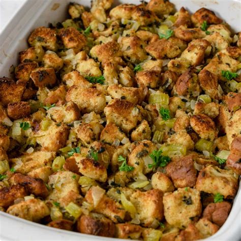 homemade stuffing traditional bread stuffing recipe moms dinner