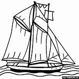 Sailboat Schooner Kolorowanki Statki Designlooter Battleship Darmowe Dzieci sketch template