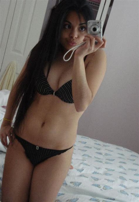 cute mixed race teen taking selfpics on me and my