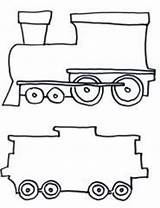 Train Trains Coloring sketch template